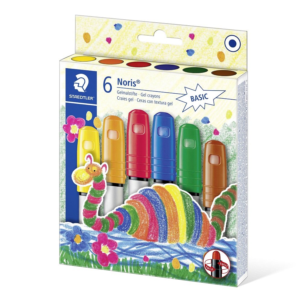 Noris Club&reg; Gel Crayons 6 farver